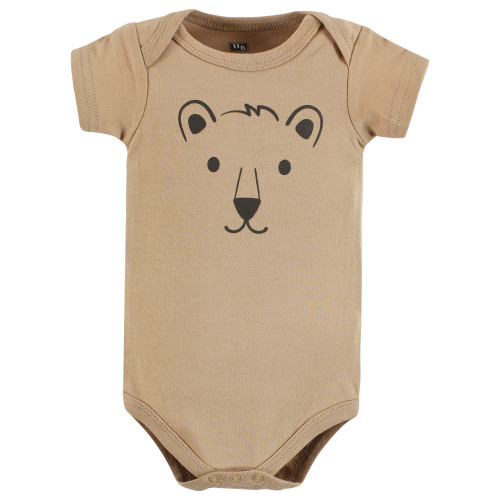 Hudson Baby Cotton Bodysuits, Little Camper
