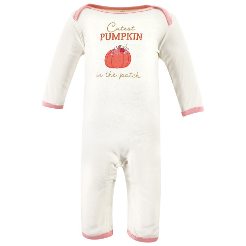 Hudson Baby Cotton Coveralls, Cutest Pumpkin