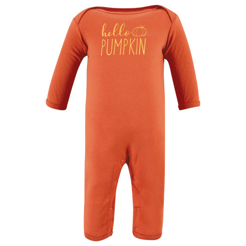 Hudson Baby Cotton Coveralls, Cutest Pumpkin