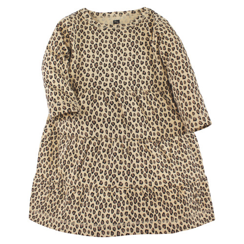 Hudson Baby Cotton Dresses, Houndstooth Lt Pink