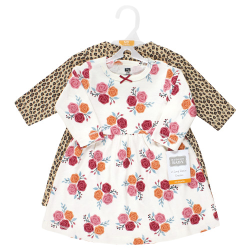Hudson Baby Cotton Dresses, Autumn Rose