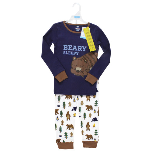 Hudson Baby Cotton Pajama Set, Bear