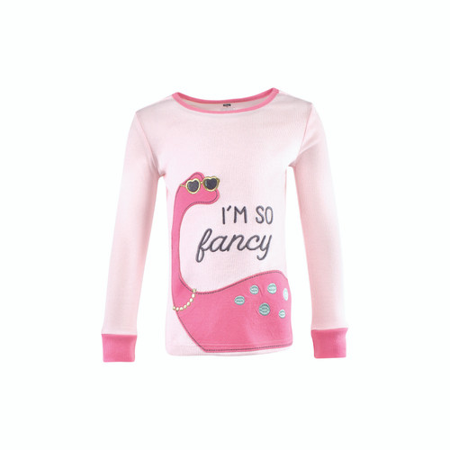 Hudson Baby Cotton Pajama Set, Girl Dino