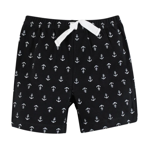Hudson Baby Shorts Bottoms 4-Pack, Pirate