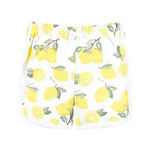 Hudson Baby Shorts Bottoms 4-Pack, Lemons