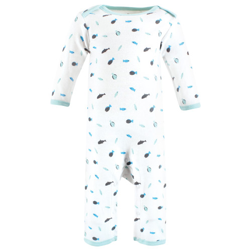 Touched by Nature Organic Cotton Coveralls, Endangered Sea Turtle