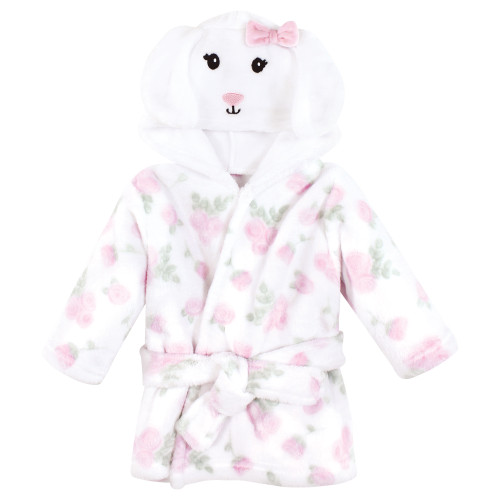 Hudson Baby Plush Bathrobe and Toy Set, Bunny
