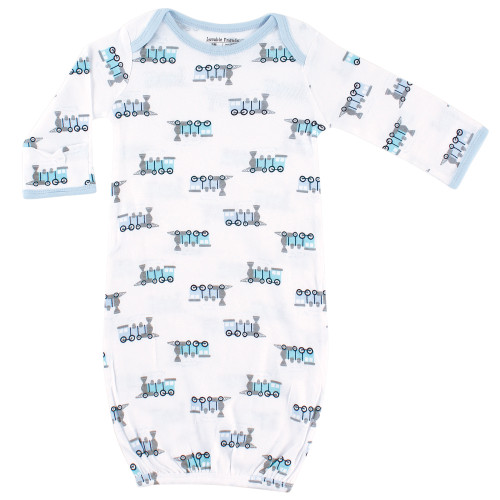 Luvable Friends Infant Boy Cotton Gowns, Train, Preemie/Newborn