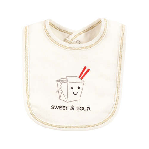 Touched by Nature Organic Cotton Bibs, Fortune Cookie