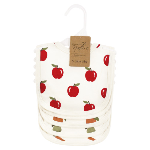 Touched by Nature Organic Cotton Bibs, Fruits And Veggies