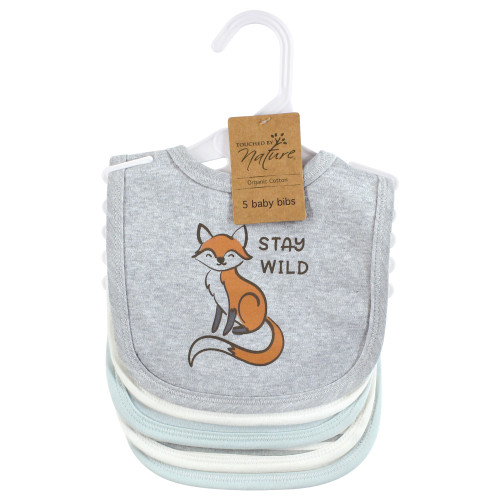 Touched by Nature Organic Cotton Bibs, Dreamy Woodland
