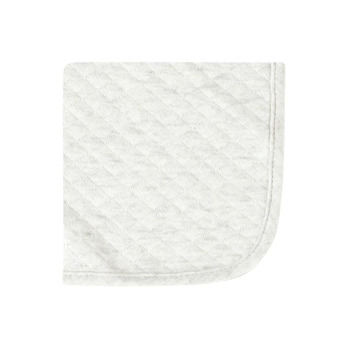 Hudson Baby Quilted Cotton Washcloths, Forest Animals
