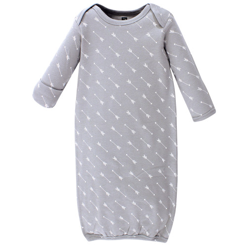 Hudson Baby Boy Cotton Gowns, Wild One, Preemie/Newborn