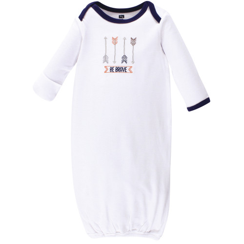 Hudson Baby Boy Cotton Gowns, Wild One, Preemie/Newborn