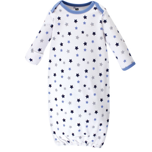 Hudson Baby Infant Boy Cotton Gowns, Little Explorer, Preemie/Newborn