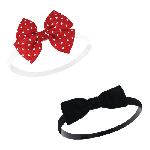 Hudson Baby Cotton and Synthetic Headbands, 12 Days Of Christmas Holly