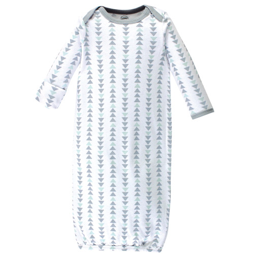 Luvable Friends Infant Boy Cotton Gowns, Boy Feathers, Preemie/Newborn
