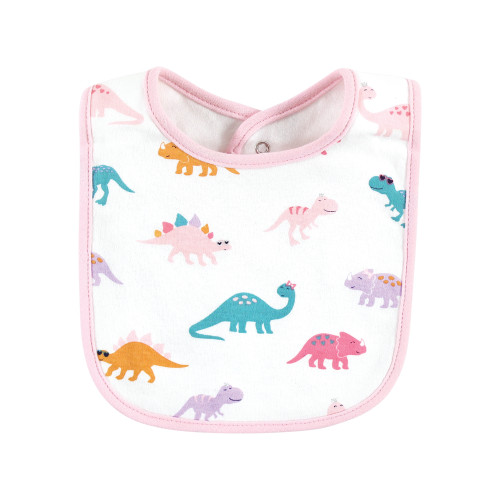 Hudson Baby Cotton Bibs, Cute-A-Saurus
