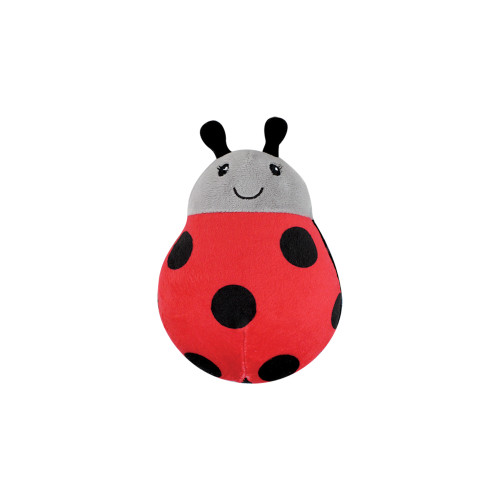 Hudson Baby Plush Bathrobe and Toy Set, Ladybug