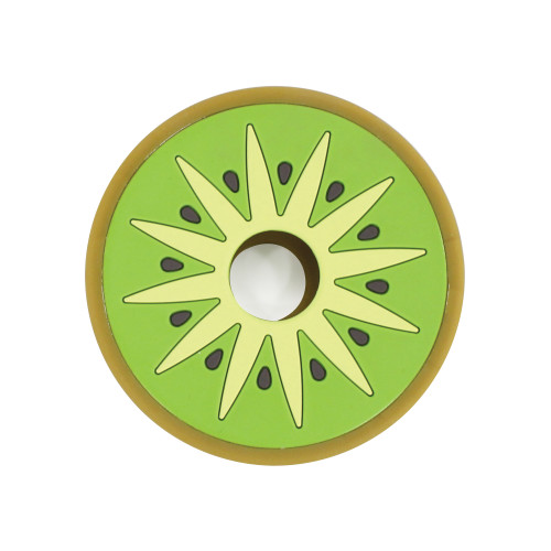 Hudson Baby Infant and Toddler Silicone Teether, Kiwi, One Size