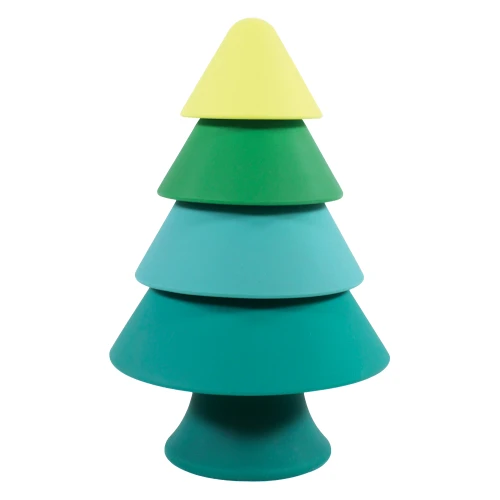 Hudson Baby Silicone Stacking Toy, Tree