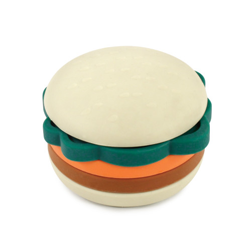 Hudson Baby Silicone Stacking Toy, Hamburger