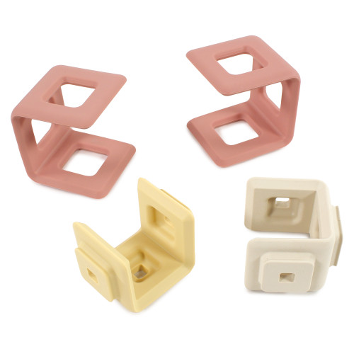 Hudson Baby Silicone Puzzle Cube, Multicolor