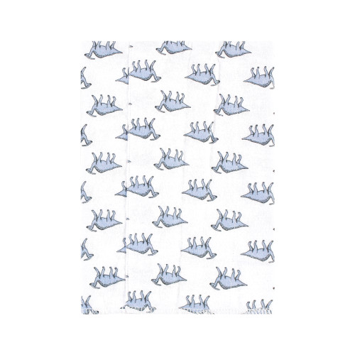 Hudson Baby Cotton Flannel Burp Cloths, Boy Dino World 7-Pack