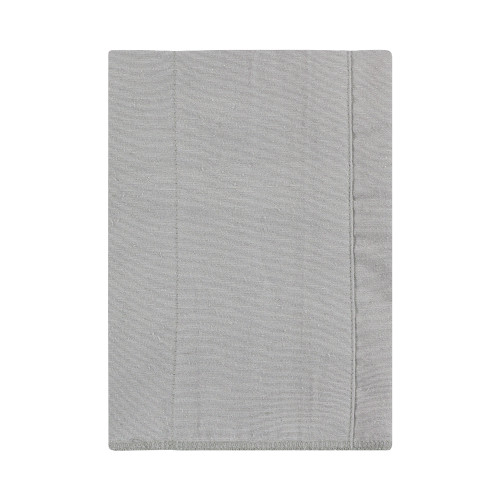 Hudson Baby Cotton Flannel Burp Cloths, Farm Friends Grey 4-Pack