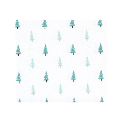 Hudson Baby Cotton Flannel Receiving Blankets Bundle, Neutral Woodland Pals