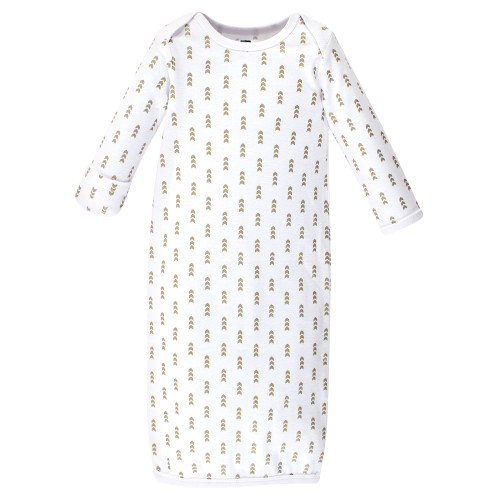 Hudson Baby Infant Girl Cotton Gowns, Heart, Preemie-Newborn