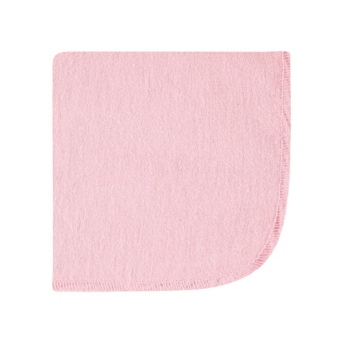 Hudson Baby Flannel Cotton Washcloths, Girl New Elephant 12-Pack