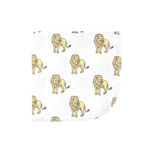 Hudson Baby Flannel Cotton Washcloths, Neutral Safari World 12-Pack