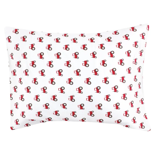 Hudson Baby Cotton Toddler Pillow Case, Tractor And Cow
