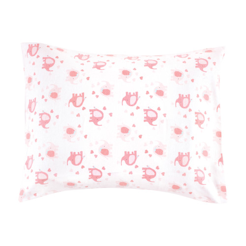 Luvable Friends Envelope Toddler Pillow Cases, Girl Basic Elephant