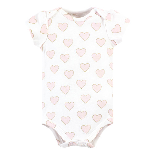 Hudson Baby Cotton Bodysuits, Daddys Little Princess 3-Pack