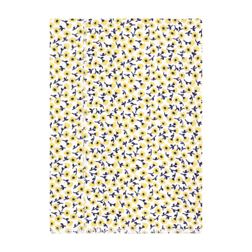 Hudson Baby Cotton Flannel Burp Cloths, Blush Navy Floral 7-Pack