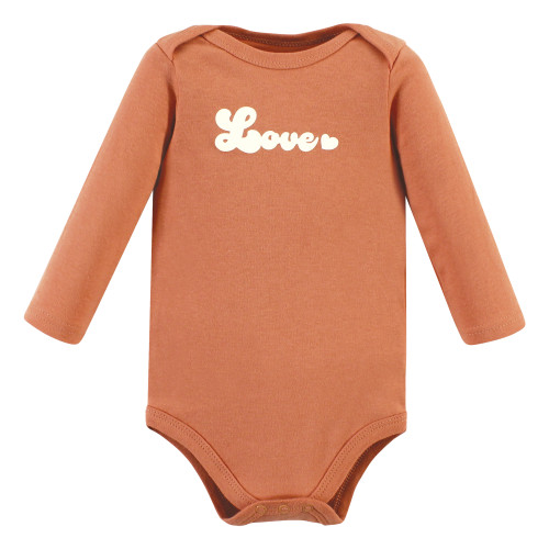 Hudson Baby Cotton Long-Sleeve Bodysuits, Magical Rainbow 3-Pack