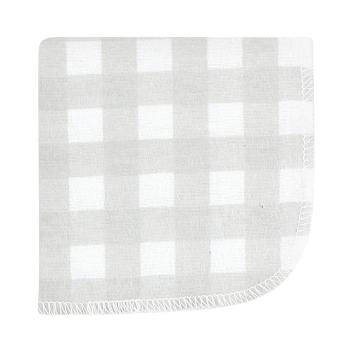 Hudson Baby Flannel Cotton Washcloths, Neutral Woodland Pals 10Pk