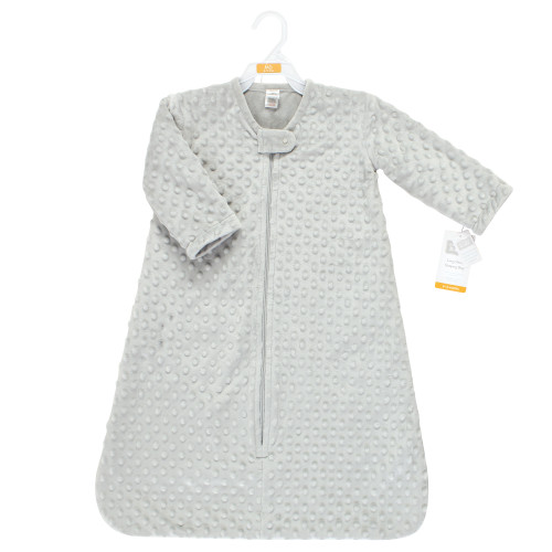 Hudson Baby Plush Sleeping Bag, Sack, Blanket, Lt. Gray