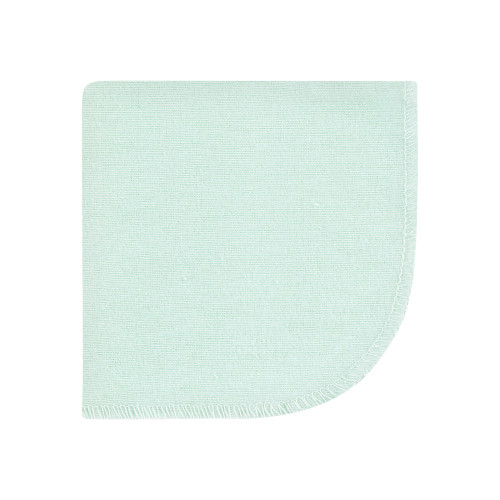 Hudson Baby Flannel Cotton Washcloths, Eucalyptus 10Pk