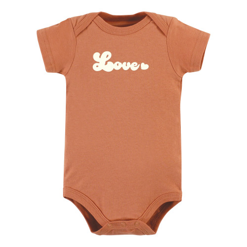 Hudson Baby Cotton Bodysuits, Magical Rainbow 3-Pack