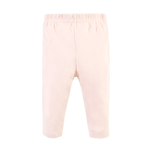 Hudson Baby Cotton Bodysuit and Pant Set, Soft Painted Floral Short-Sleeve