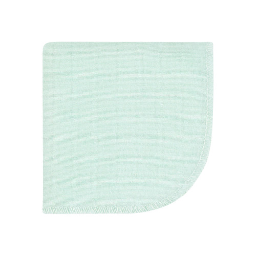Hudson Baby Flannel Cotton Washcloths, Eucalyptus 12Pk