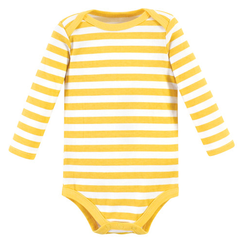 Hudson Baby Cotton Long-Sleeve Bodysuits, Hola Ladies 3-Pack