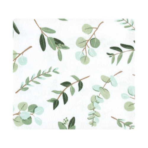 Hudson Baby Cotton Flannel Receiving Blankets, Eucalyptus