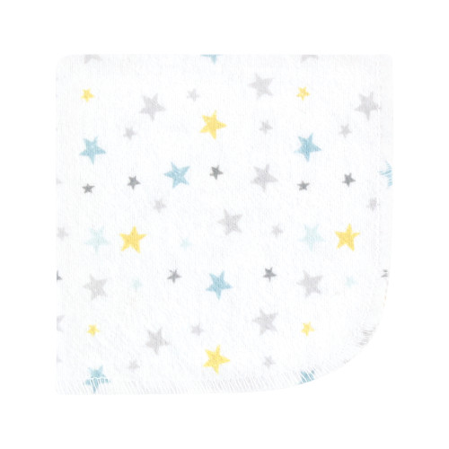 Hudson Baby Flannel Cotton Washcloths, Boy New Elephant 10Pk