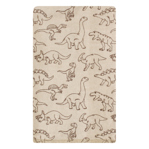 Hudson Baby Cotton Flannel Burp Cloths, Dinosaur Adventures 10-Pack