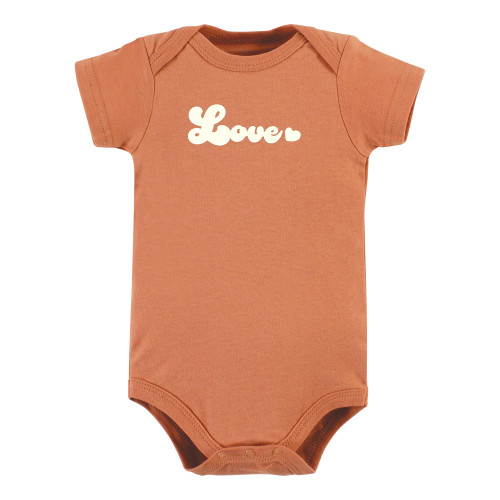 Hudson Baby Cotton Bodysuits, Magical Rainbow 5-Pack