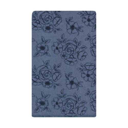 Hudson Baby Cotton Flannel Burp Cloths, Dusty Rose Floral 10-Pack